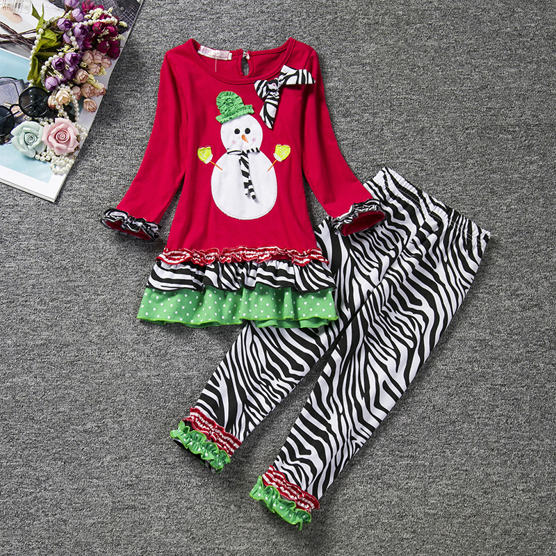 F68113-1  girls christmas suit